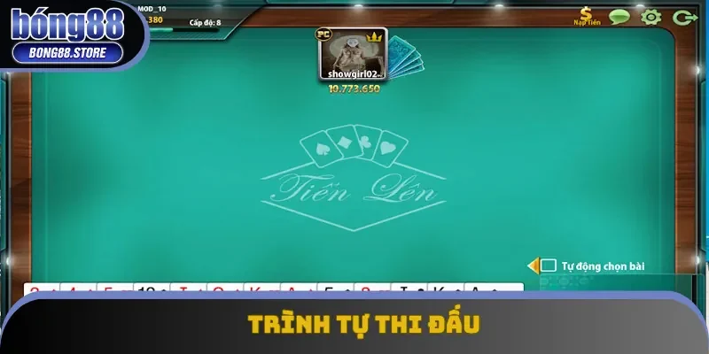 Trình tự thi đấu trong một ván bài